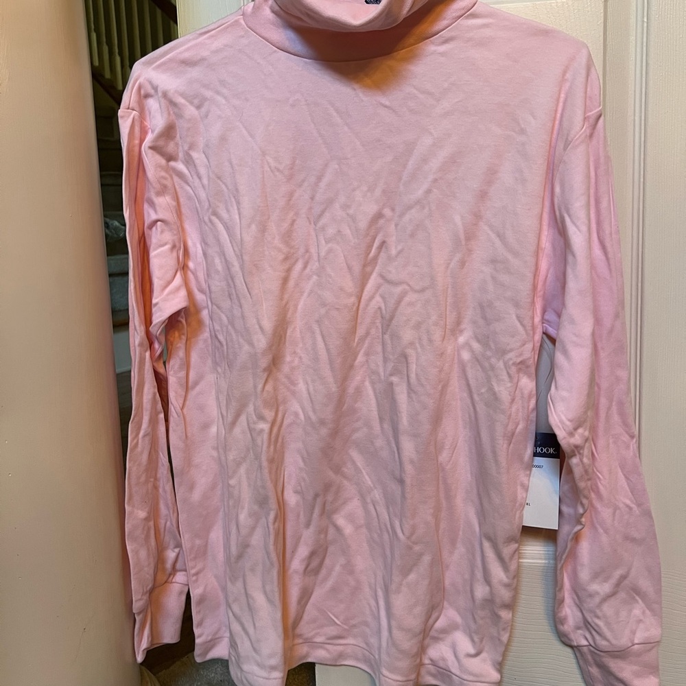 NWT’S Women  Brand New J G Hook Pink Turtleneck